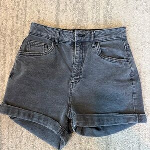 Cotton on Dark Grey - High Rise Stretch Shorts sz 6